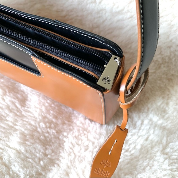 MOVING SALE❗️🆕 Italian leather shoulder bag (caramel tan) - Picture 3 of 4